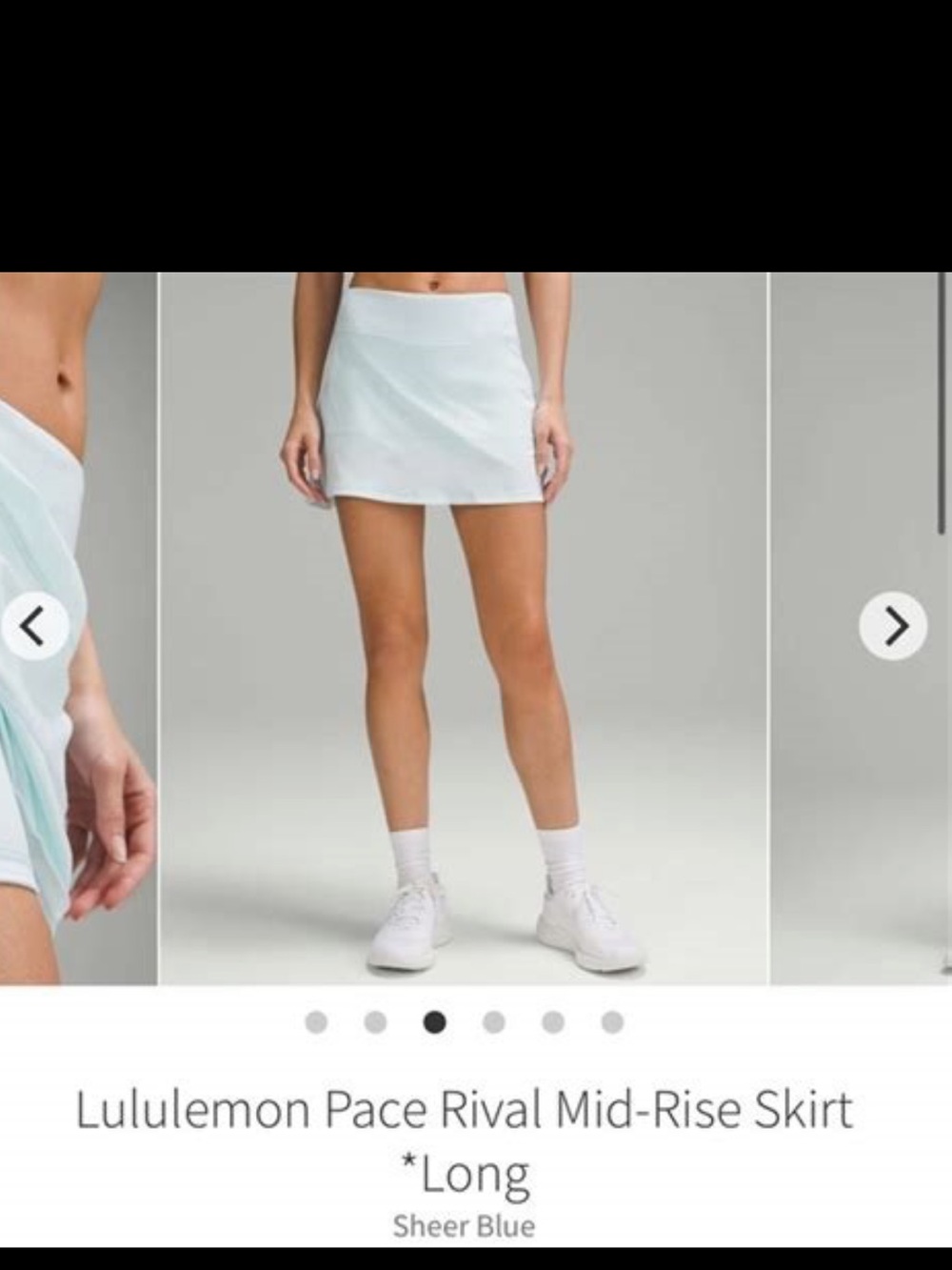 Lululemon 🍋- Pace rival MR Skirt *Long